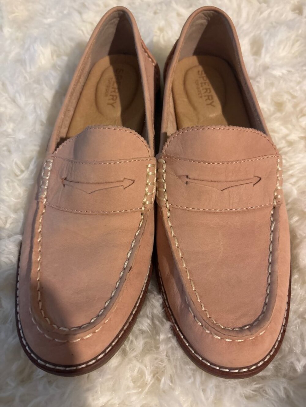 Sperry Top-Sider Women's Size 7M Brown Leather Penny Loafers Slip-On Shoes - Picture 2 of 14